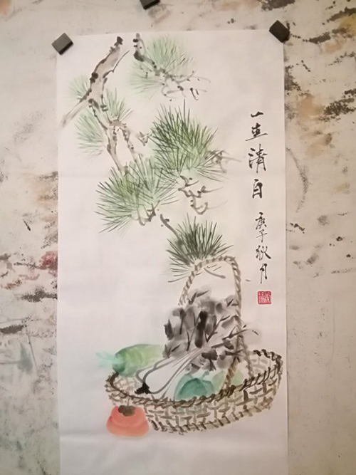 建行肖豫的绘画《一生清白》.jpg